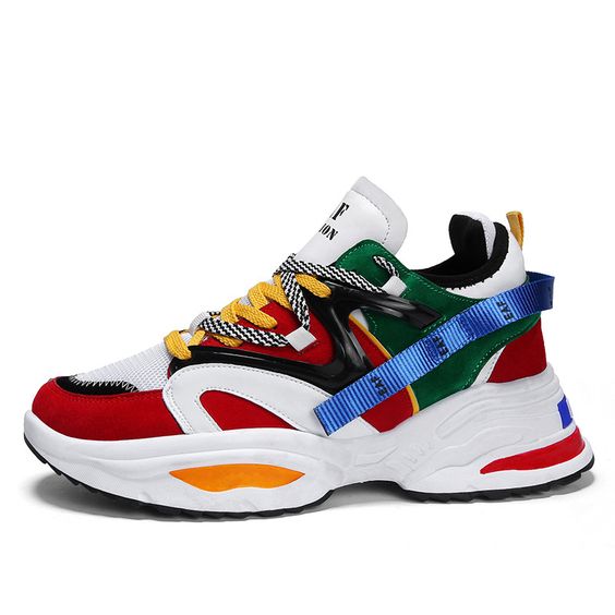 Trendy Color Design Dad Sneaker Shoes