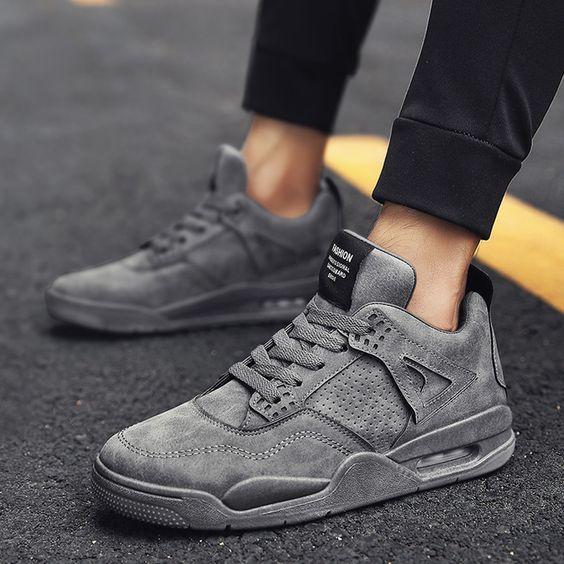 Men's Air Shock Absorber Sneaker Shoes - Abershoes