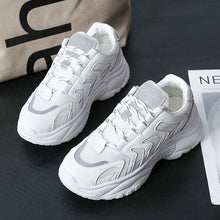 Load image into Gallery viewer, White/Black/Beige Trendy Dad Sneaker Shoes - Abershoes