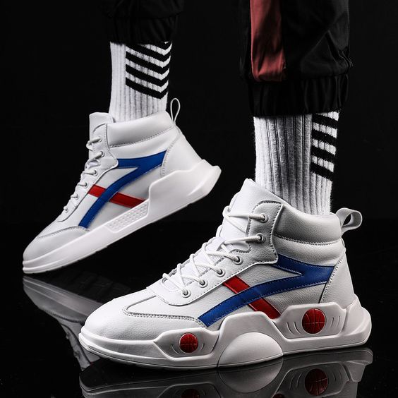 High Top Platform Trendy Dad Sneaker Shoes - Abershoes