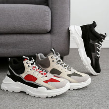 Load image into Gallery viewer, MID Trendy Color Block Sneaker Shoes - Abershoes