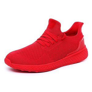 Trendy Summer Men's Breathable FlyKnit Sneakers - Abershoes