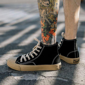 Men's Chic Street Style Canvas Shoes - Abershoes