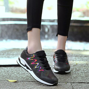 Chic Summer Colorful Breathable Sneakers - Abershoes