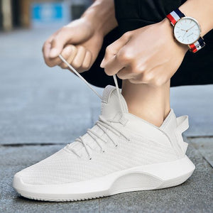Men's High Top Breathable Sneaker Shoes - Abershoes