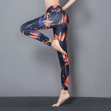Load image into Gallery viewer, Stylish Yoga Floral Printed Leggings - Abershoes