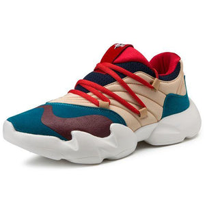 Men's Trendy Clunky Dad Sneaker Shoes - Abershoes