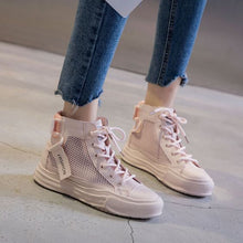 Load image into Gallery viewer, High Top Breathable Mesh Sneaker Shoes - Abershoes