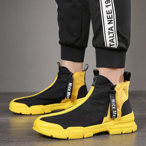 Men's Trendy High Top Hip Hop Style Shoes - Abershoes