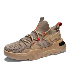Men's Trendy FlyKnit Mesh Breathable Sneaker Shoes - Abershoes