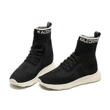Load image into Gallery viewer, Women&#39;s Pure Color High Top Sock Shoes - Abershoes