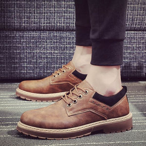Men's British Retro Trend Boots - Abershoes