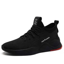 Load image into Gallery viewer, Men&#39;s Black Mesh Breathable Sneaker Shoes - Abershoes