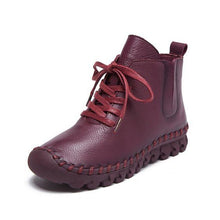 Load image into Gallery viewer, Comfortable Solid Color Leather Boots - Abershoes