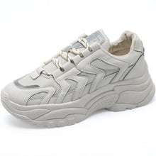 Load image into Gallery viewer, White/Black/Beige Trendy Dad Sneaker Shoes - Abershoes