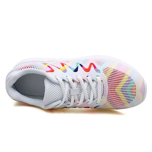 Chic Summer Colorful Breathable Sneakers - Abershoes