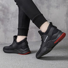 Load image into Gallery viewer, Men&#39;s Black Mesh Breathable Sneaker Shoes - Abershoes