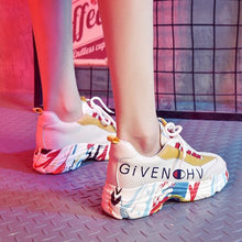 Load image into Gallery viewer, Stylish Floral Print Sneaker Shoes - Abershoes