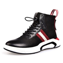Load image into Gallery viewer, High Top Leather Sneaker Shoes - Abershoes