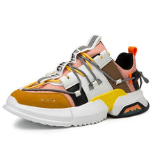Load image into Gallery viewer, Men&#39;s Stylish Color Block Breathable Sneaker Shoes - Abershoes