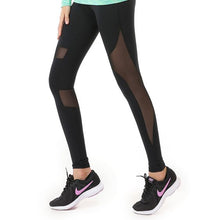 Load image into Gallery viewer, Mesh Panel Gym Sports Leggings - Abershoes