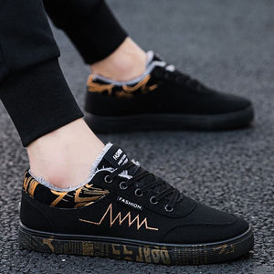Men's Warm Canvas Shoes - Abershoes