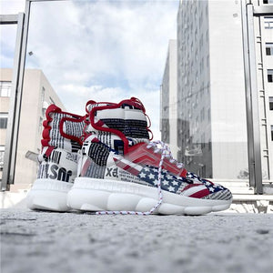 High Top Platform Sneaker Shoes - Abershoes