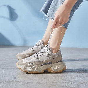 Chic Color Block Dad Sneaker Shoes - Abershoes