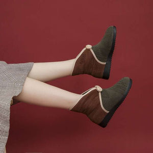 Keep Warm Velvet Cotton Shoes - Abershoes