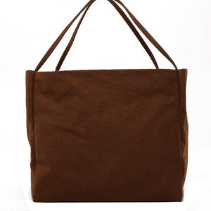 Chic Pure Color Tote Bag - Abershoes