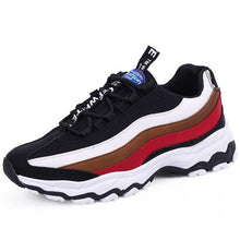 Load image into Gallery viewer, Men&#39;s Striped Color Block Sneaker Shoes - Abershoes