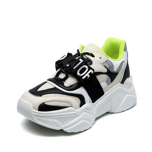 Color Block Dad Sneaker Shoes - Abershoes