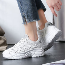 Load image into Gallery viewer, White/Black/Beige Trendy Dad Sneaker Shoes - Abershoes