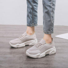 Load image into Gallery viewer, Pure Color Low Cut Mesh Breathable Sneaker Shoes - Abershoes