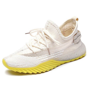 Women's Trendy FlyKnit Mesh Breathable Sneaker Shoes - Abershoes