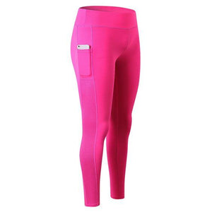 Multi- color Side Pocket Gym Leggings - Abershoes