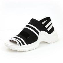 Load image into Gallery viewer, Women&#39;s Chic Summer Knitting Sandals - Abershoes
