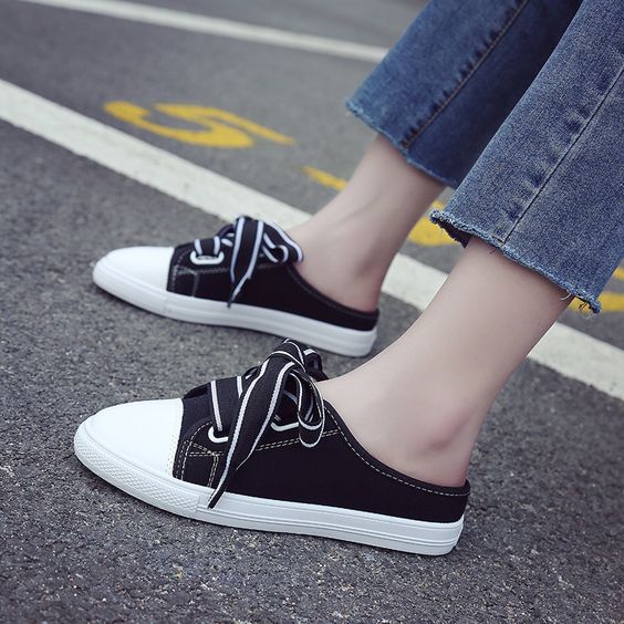 Trendy Summer Style Canvas Shoes - Abershoes