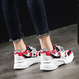 Color Block Dad Sneaker Shoes - Abershoes