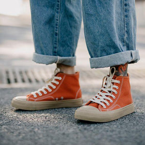 Men's Chic Street Style Canvas Shoes - Abershoes