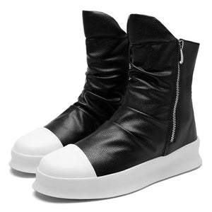 High-top Casual Martin Boots - Abershoes