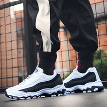 Load image into Gallery viewer, Men&#39;s Striped Color Block Sneaker Shoes - Abershoes
