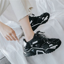 Load image into Gallery viewer, New Arrival Trendy Design Black/White Dad Sneaker Shoes - Abershoes