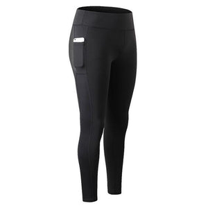 Multi- color Side Pocket Gym Leggings - Abershoes