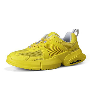 Trendy Pure Color Mesh Breathable Sneaker Shoes - Abershoes