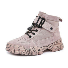 Load image into Gallery viewer, Women&#39;s Trendy British Martin Canvas Booties - Abershoes