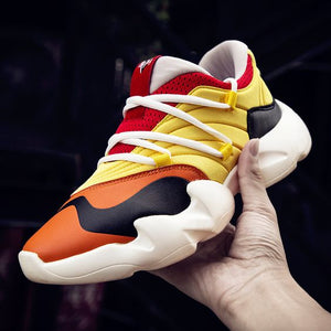 Men's Trendy Clunky Dad Sneaker Shoes - Abershoes