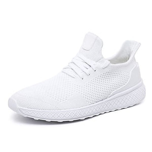 Trendy Summer Men's Breathable FlyKnit Sneakers - Abershoes