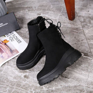 British Trend Platform Martin Boot Shoes - Abershoes