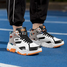 Load image into Gallery viewer, Color Block High Top Sneaker Shoes - Abershoes